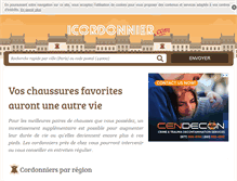 Tablet Screenshot of icordonnier.com